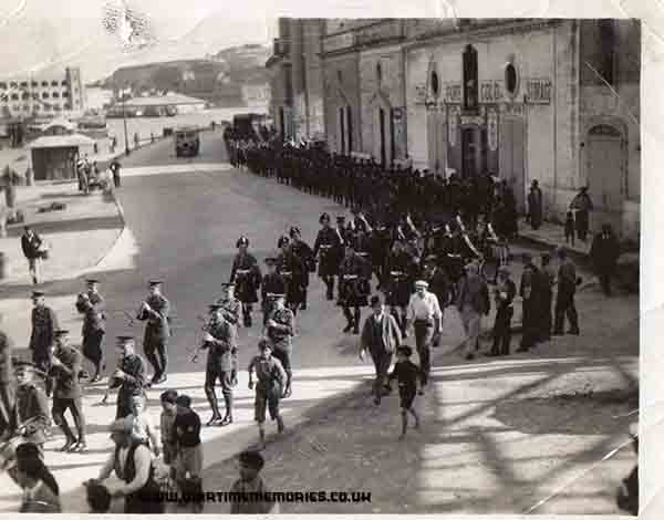 Parade through Malta 